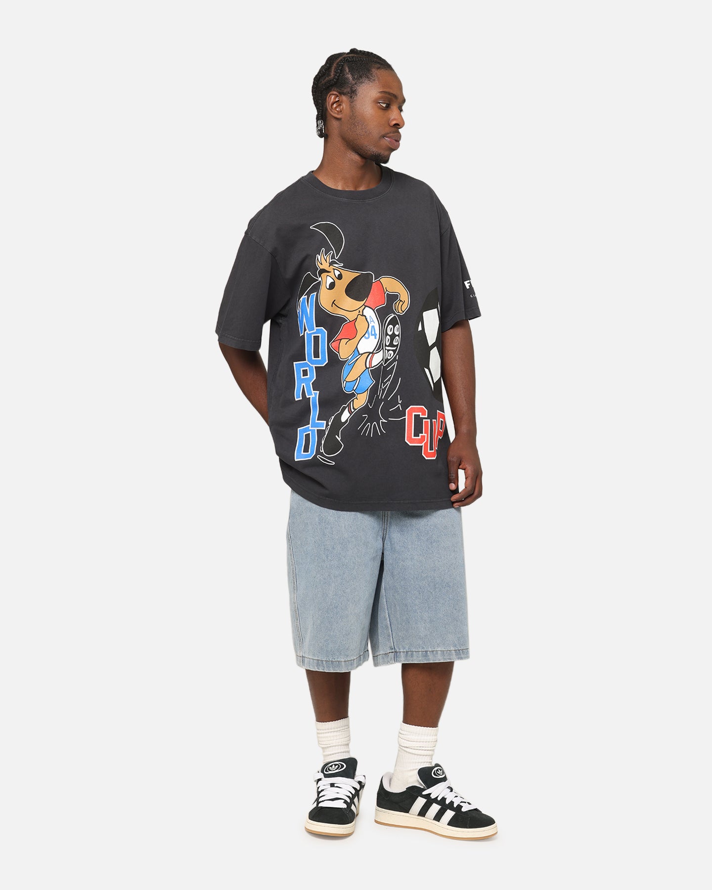 Fifa USA Mascot World Cup T-Shirt Faded Black | Culture Kings US