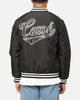 Carre Team Puffer Varsity Jacket Black/White