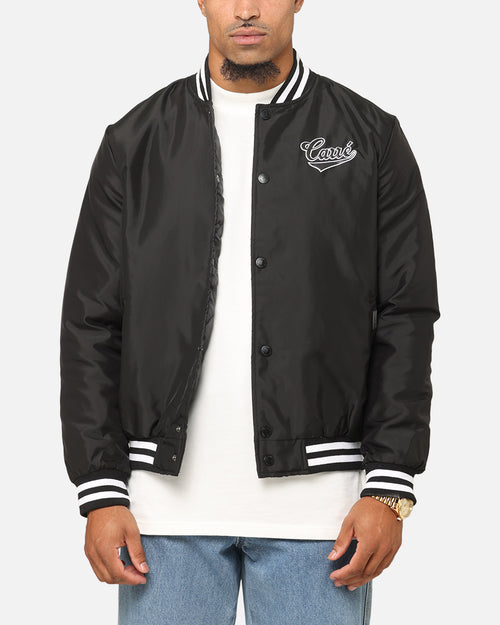 Carre Team Puffer Varsity Jacket Black/White