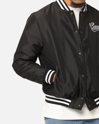 Carre Team Puffer Varsity Jacket Black/White