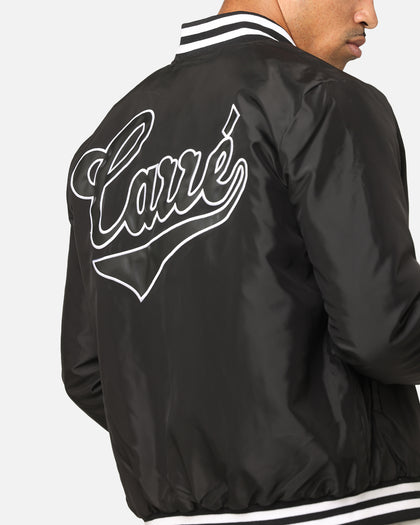 Carre Team Puffer Varsity Jacket Black/White