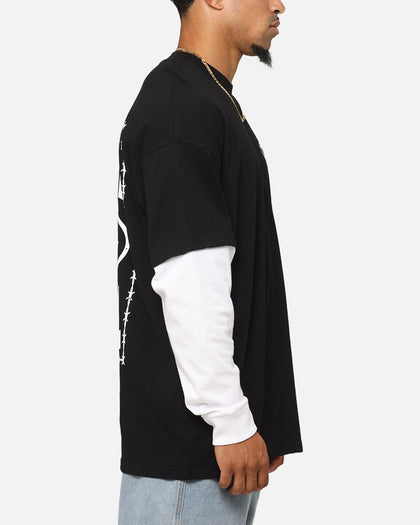 Carre C-Star Long Sleeve T-Shirt Black/White