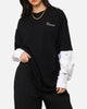 Carre Rosebowl Layered Long Sleeve T-Shirt Black/White
