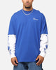Carre Rosebowl Layered Long Sleeve T-Shirt Royal/White