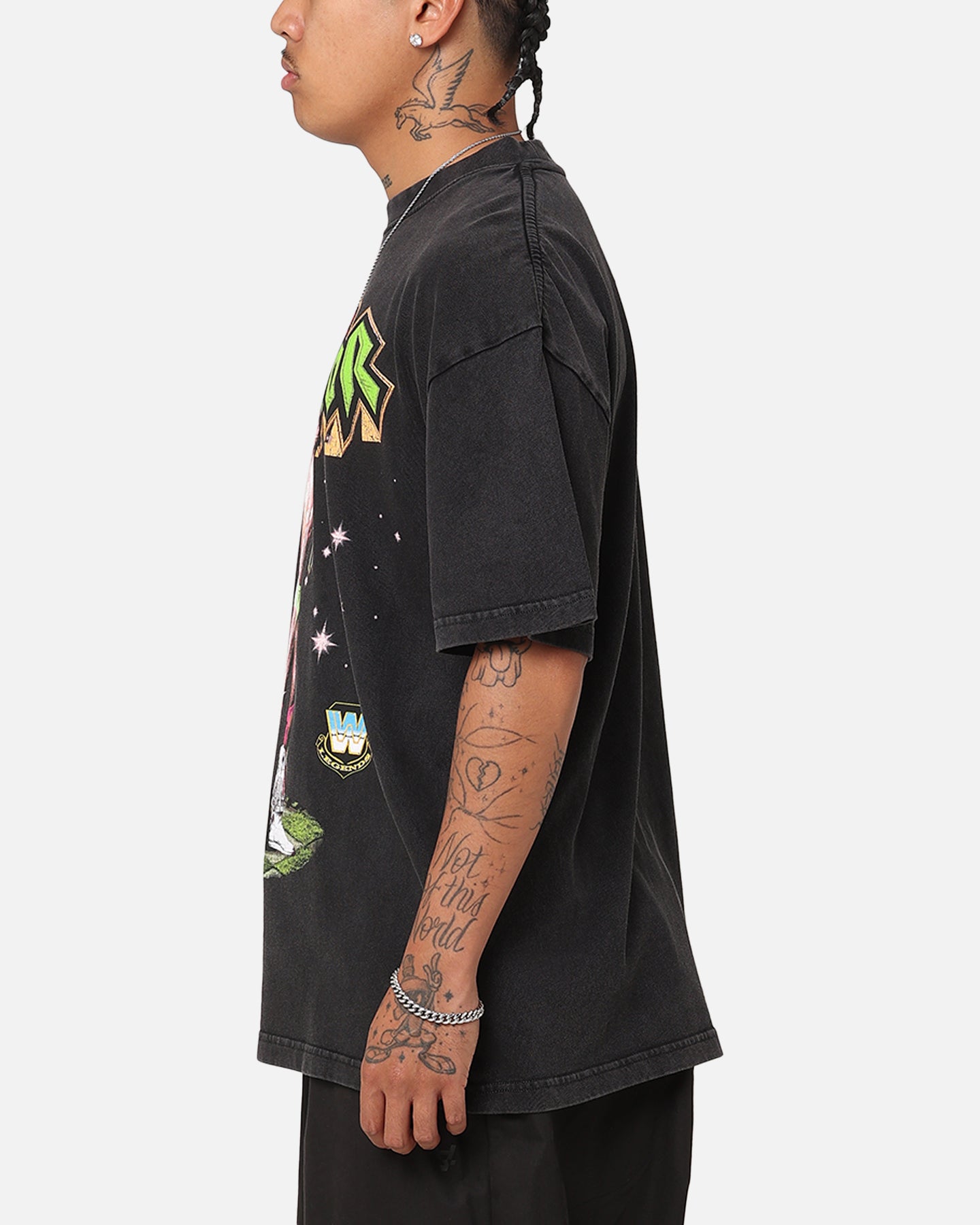 Culture Kings X WWE Ultimate Warrior Vintage T-Shirt Black