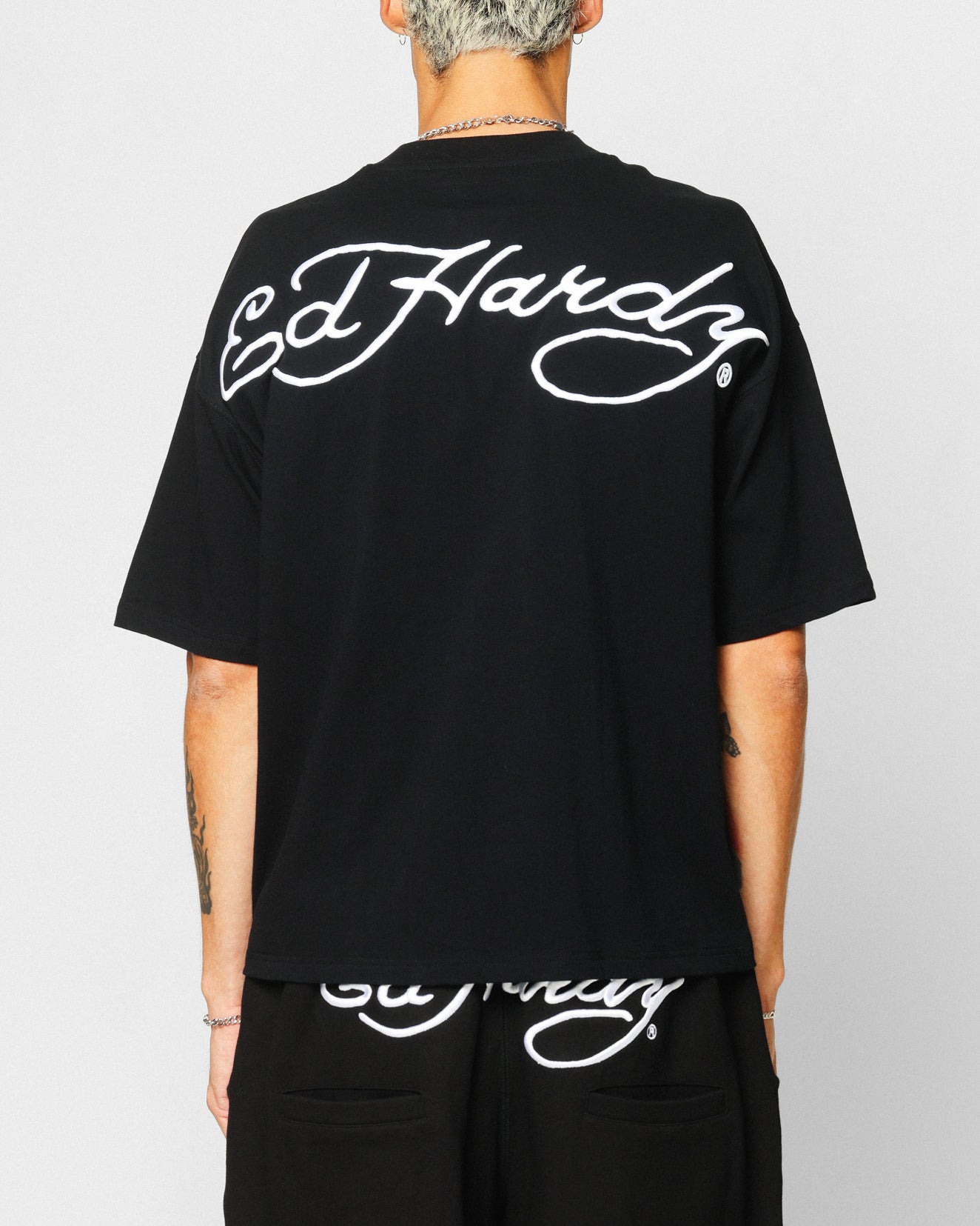Ed Hardy Dragon Oversized T-Shirt Black | Culture Kings US