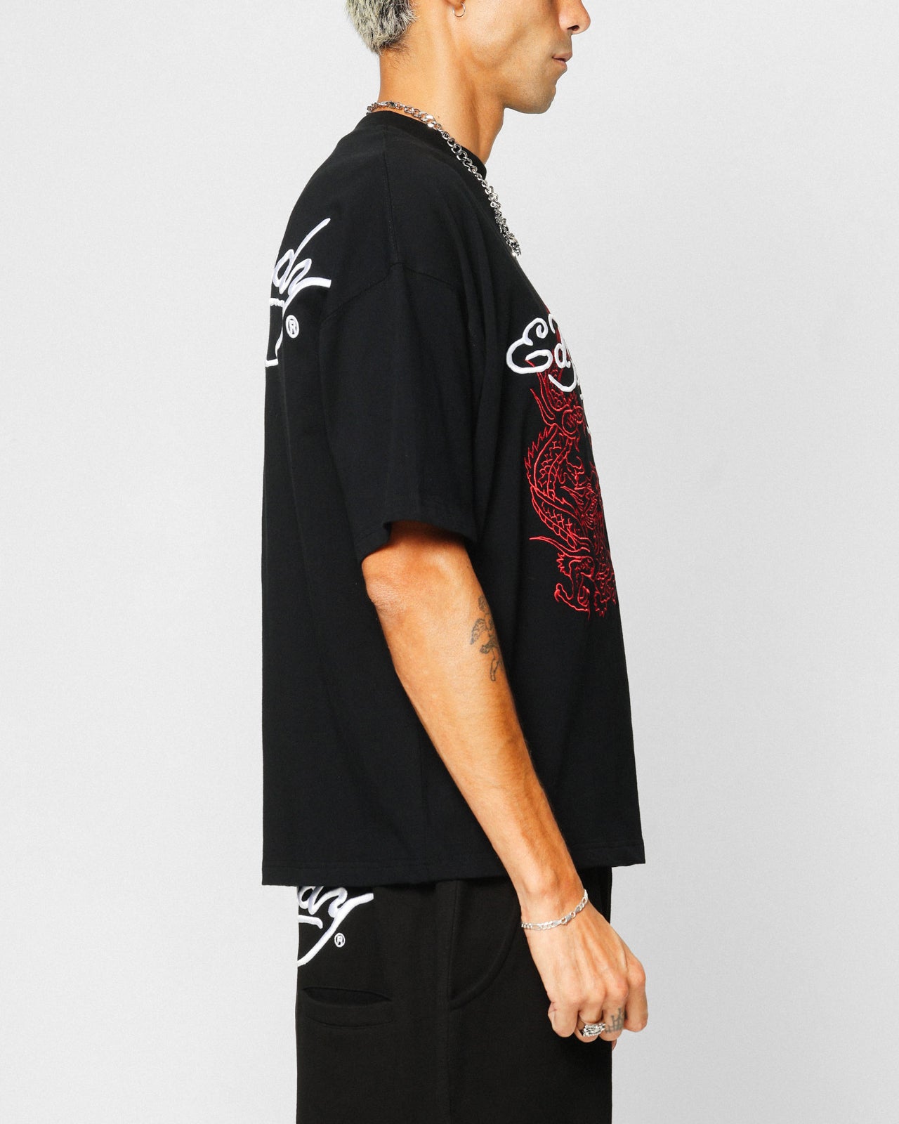 Ed Hardy Dragon Oversized T-Shirt Black | Culture Kings US