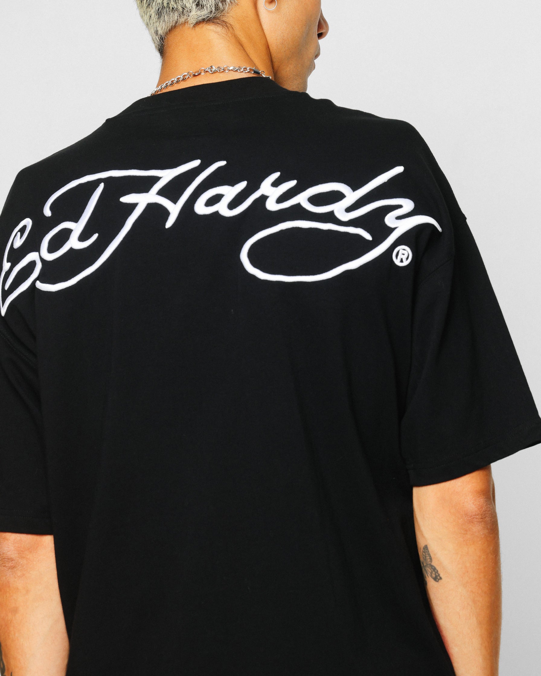 Ed Hardy Dragon Oversized T-Shirt Black | Culture Kings US