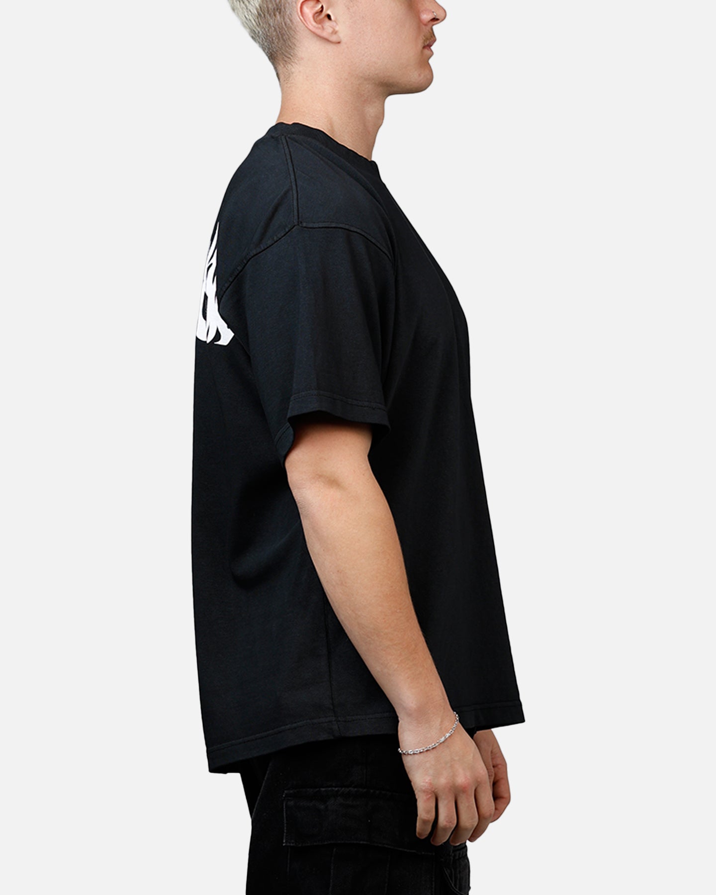 Playboy Flames 2.0 Boxy T-Shirt Black/White | Culture Kings US