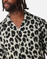 XXIII Animal Button Up Shirt Green