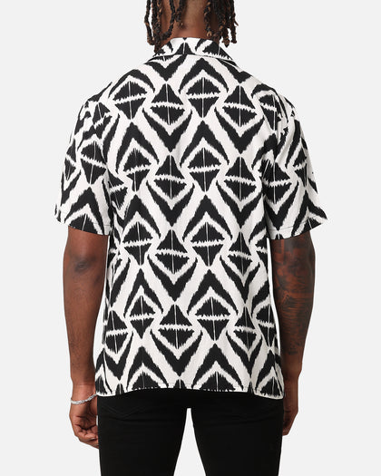XXIII Aztec Button Up Shirt Black/White