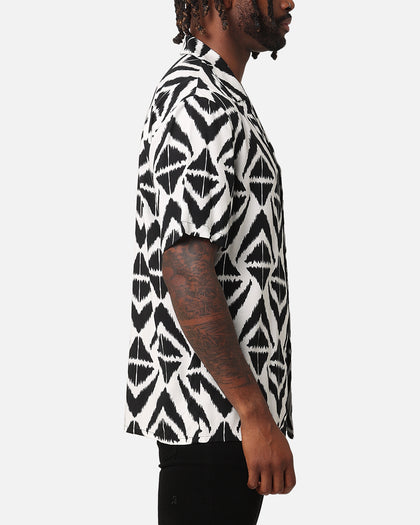 XXIII Aztec Button Up Shirt Black/White