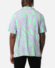 XXIII Raver Button Up Shirt Green/Purple