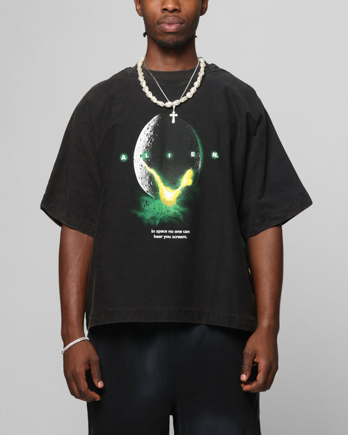 Loiter Alien Boxy T-Shirt Washed Black