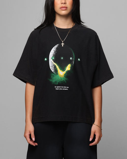 Loiter Alien Boxy T-Shirt Washed Black