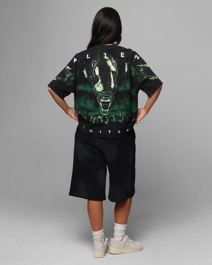Loiter Alien Boxy T-Shirt Washed Black