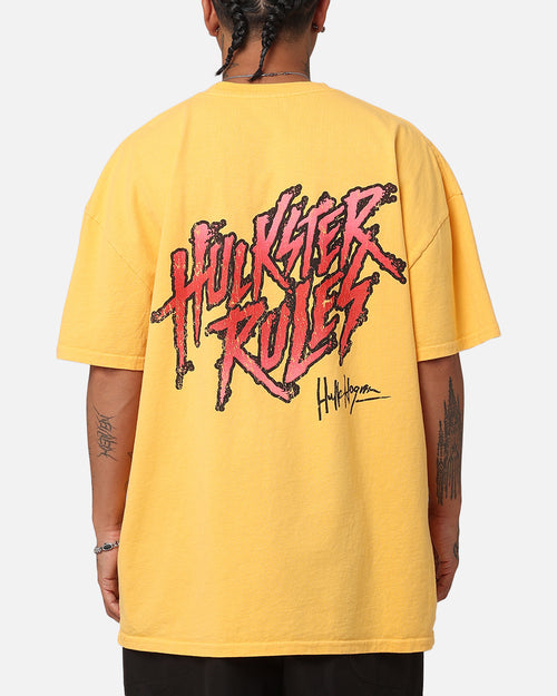 Culture Kings X WWE Hulk Hogan Hulk Heavyweight T-Shirt Yellow