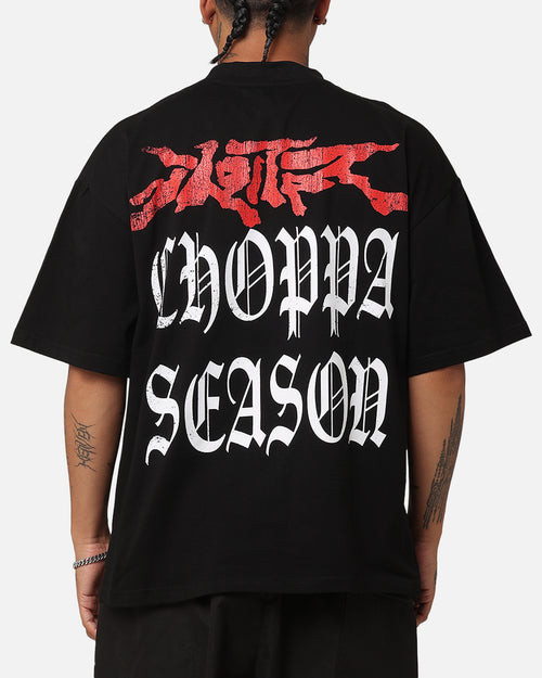 Loiter Choppa Season Vintage T-Shirt Black
