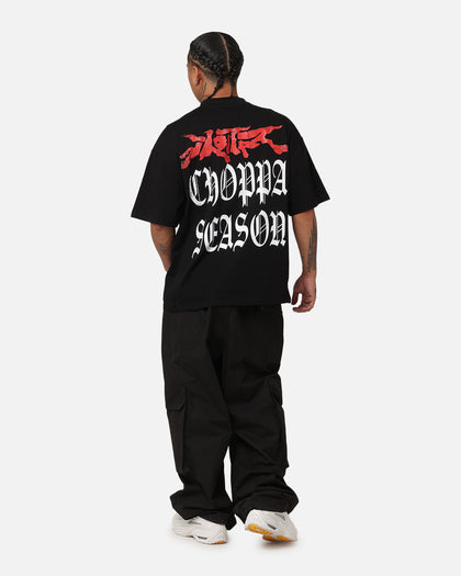 Loiter Choppa Season Vintage T-Shirt Black