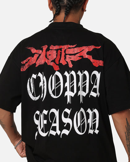 Loiter Choppa Season Vintage T-Shirt Black