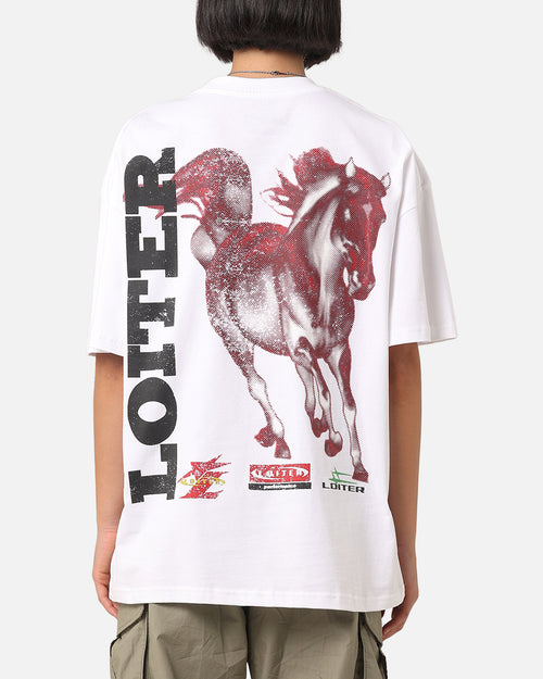 Loiter Horse Power Vintage T-Shirt White