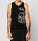 Ed Hardy Dragon Ribbed Muscle Singlet Black