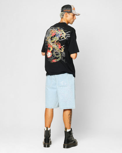 Ed Hardy Rhinestone Dragon Vintage T-Shirt Vintage Wash
