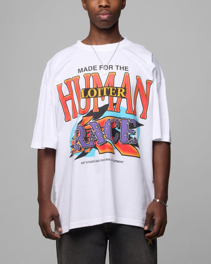 Loiter Motion Vintage T-Shirt White