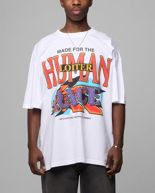Loiter Motion Vintage T-Shirt White