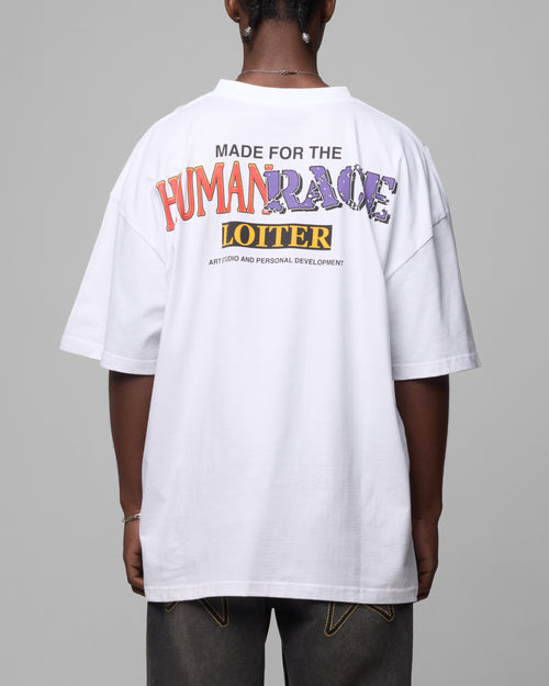Loiter Motion Vintage T-Shirt White