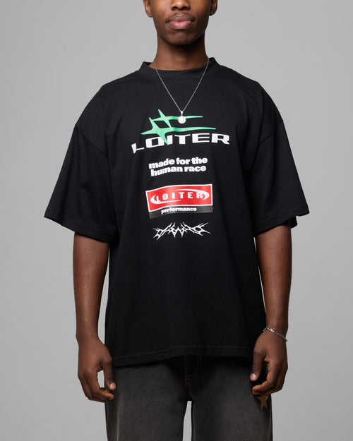 Loiter Performance T-Shirt Black