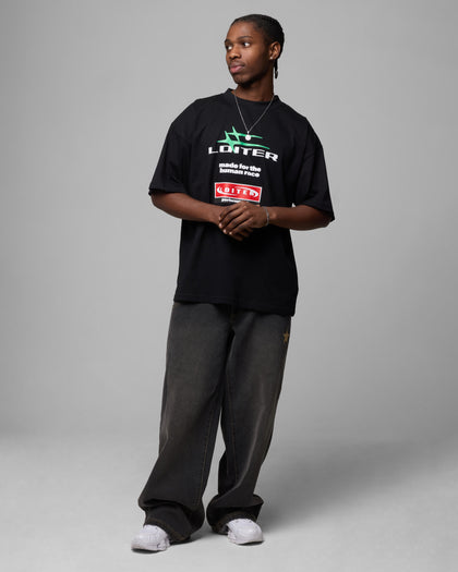 Loiter Performance T-Shirt Black