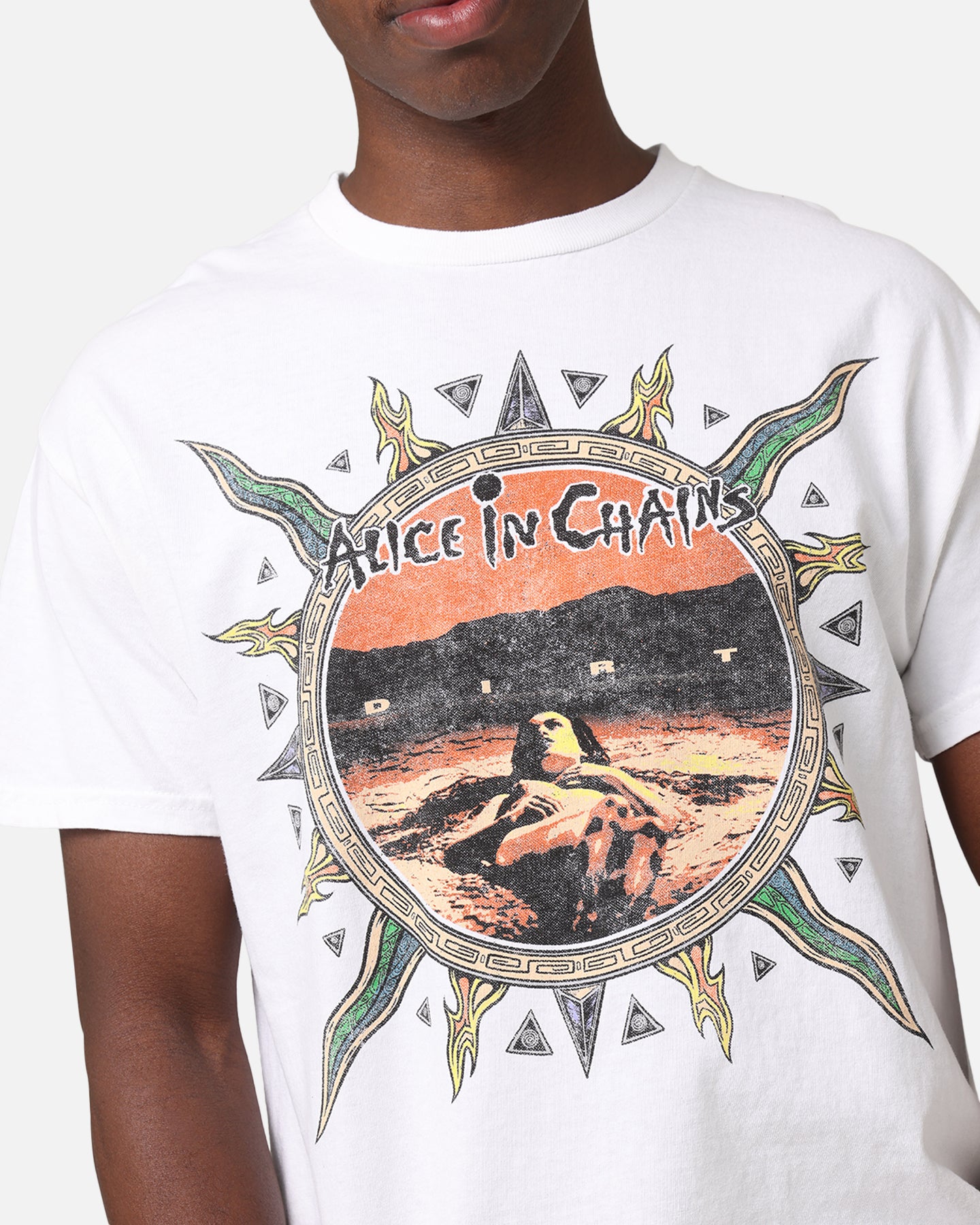 Alice In Chains Flames Vintage T-Shirt White Vintage | Culture