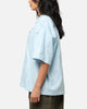 Carre Posy Button Up Shirt Light Blue/White