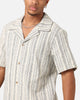 XXIII Merida Stripe Button Up Shirt Cream/Blue