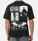 Goat Crew X DC Batman Heart Vintage T-Shirt Black Acidwash