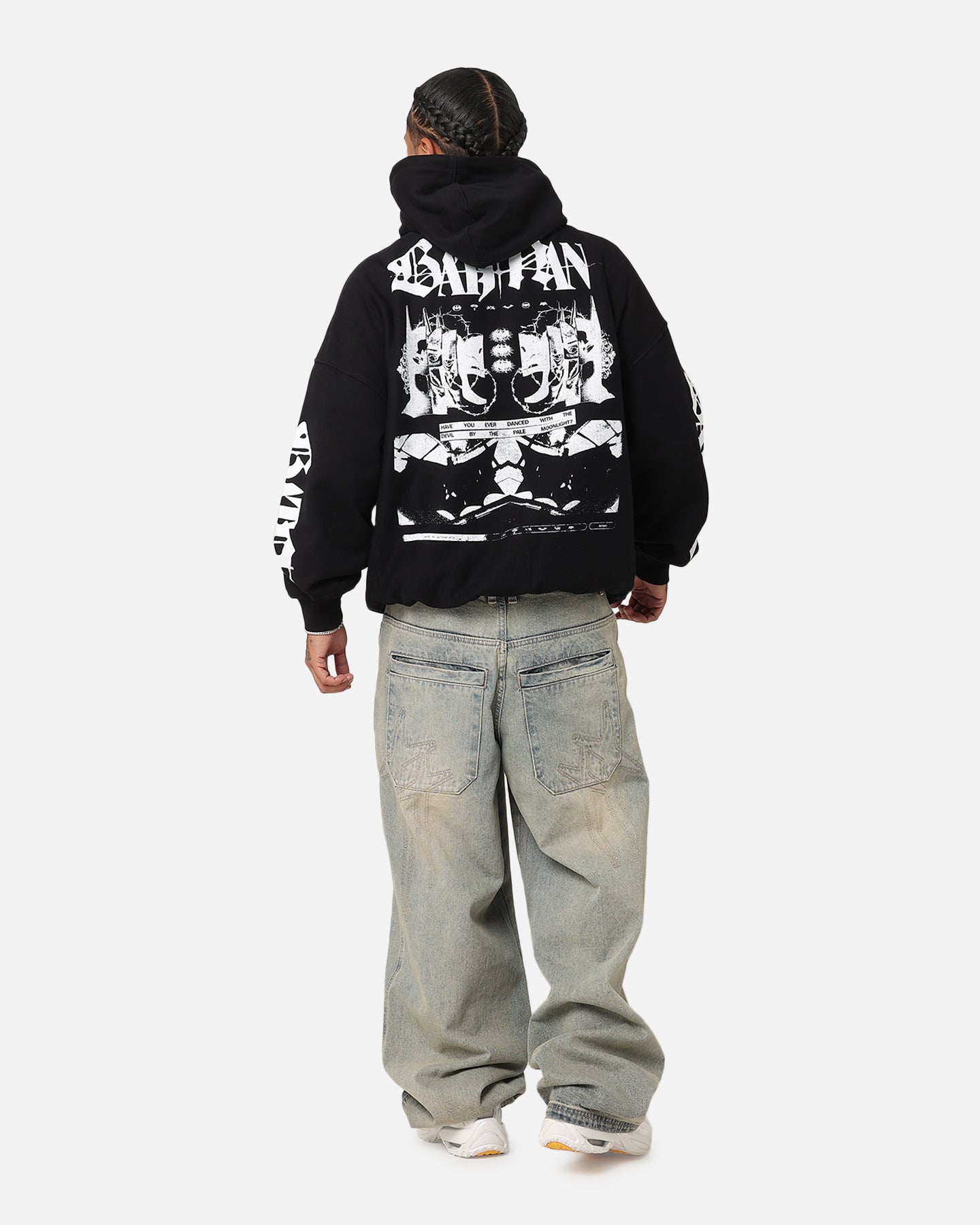 Goat Crew X DC Batman With The Devil Premium Hoodie Black