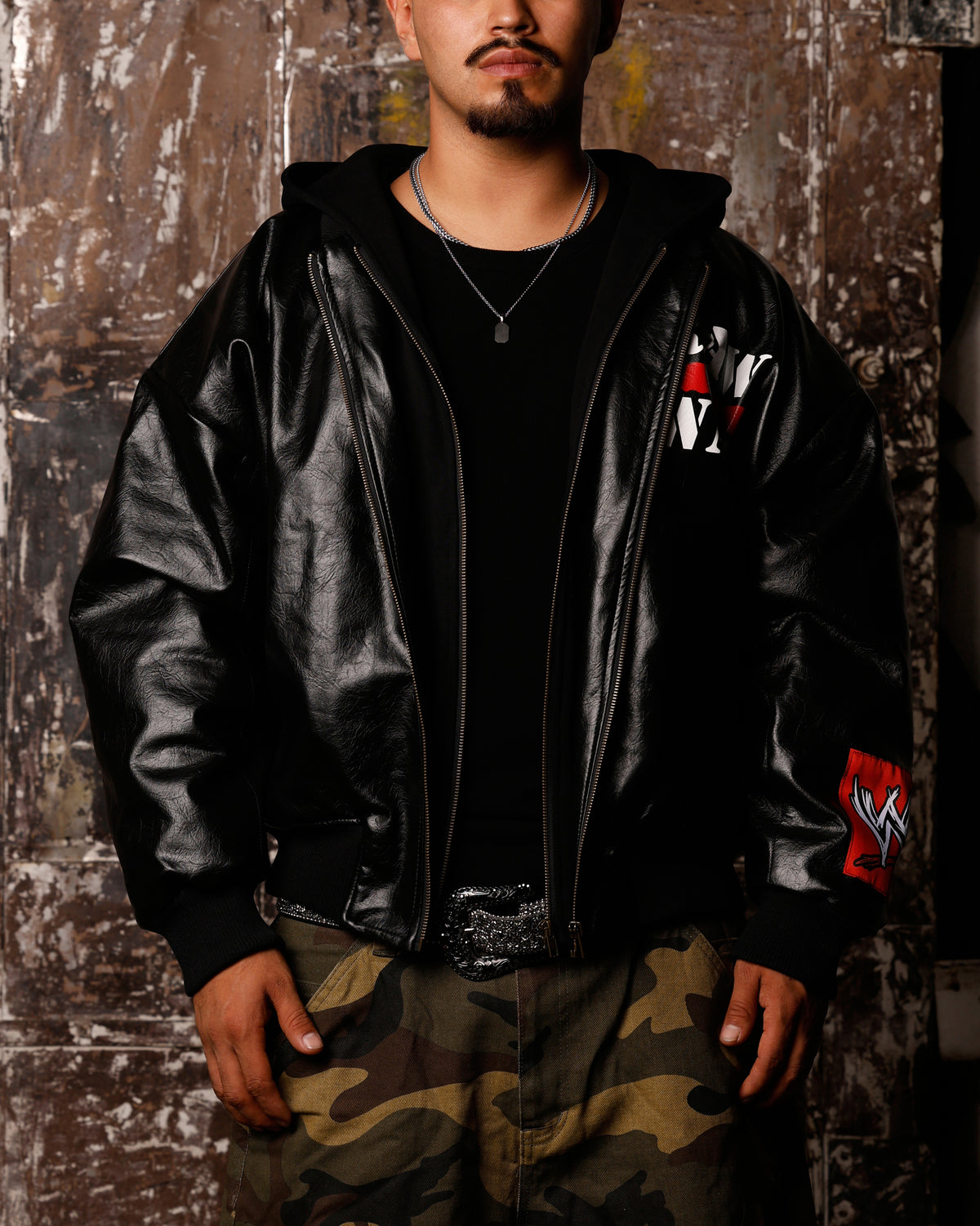 Loiter X WWE Raw Is War Jacket Black | Culture Kings US