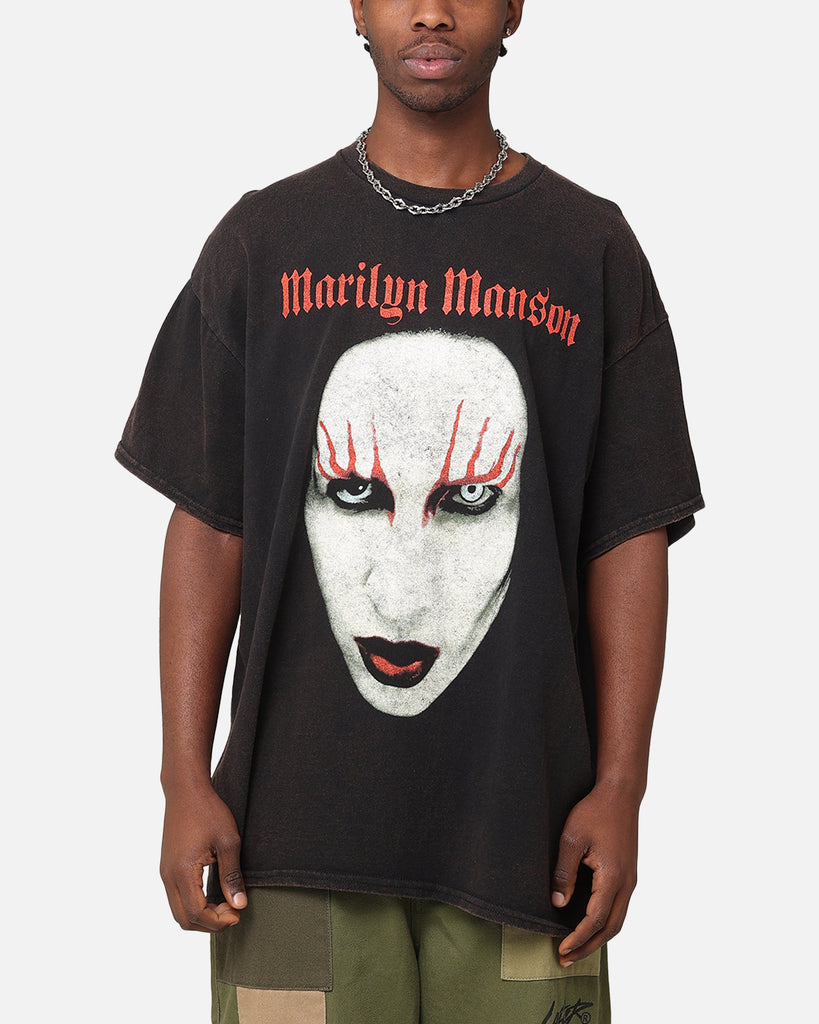 Marilyn Manson Red Lids Vintage T-Shirt Black Vintage | Culture