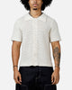 MNML Crochet Button Up Shirt Cream