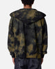 MNML Crumple Tie Dye Hodie Olive
