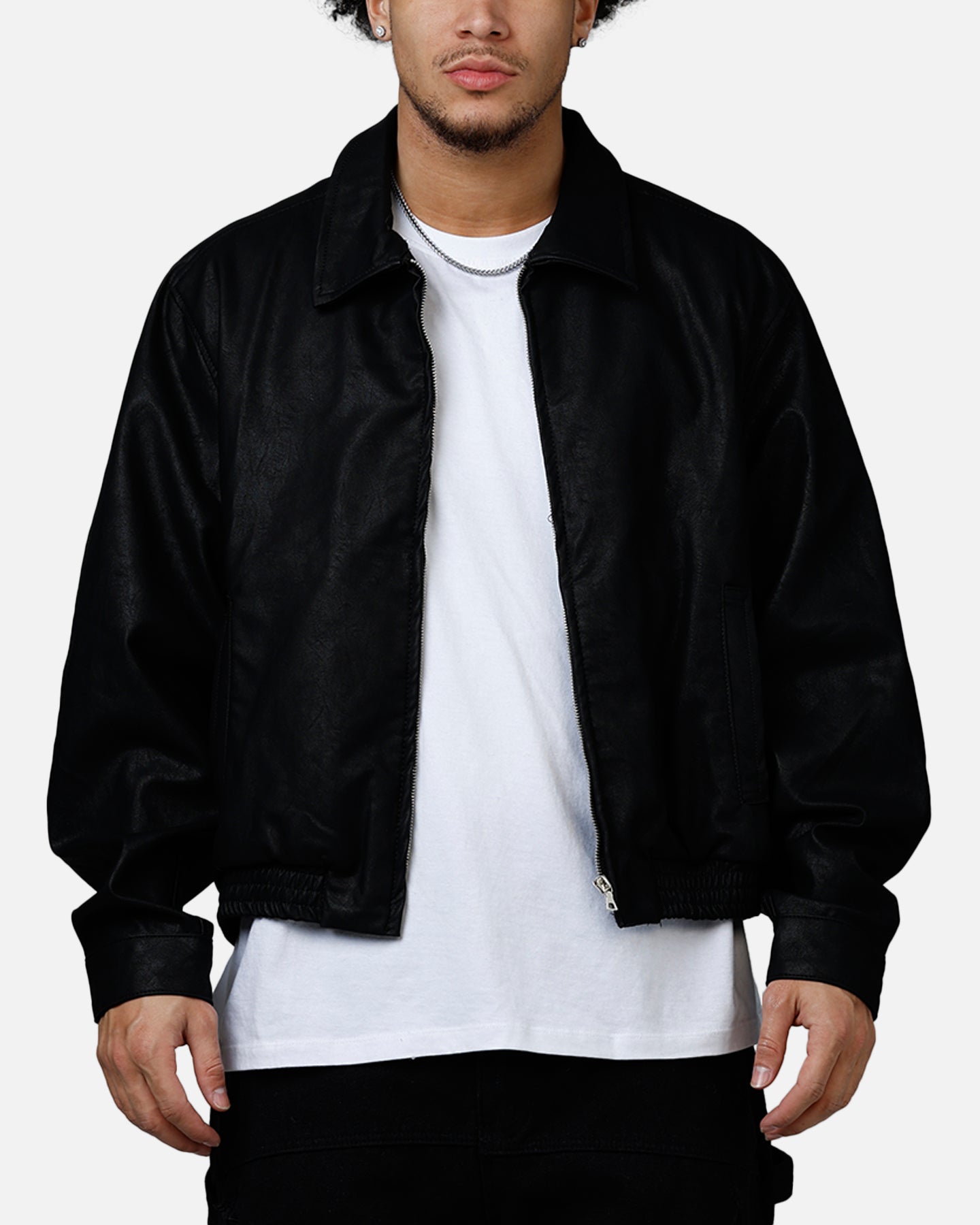 MNML Grandpa's Bomber Jacket Black | Culture Kings US