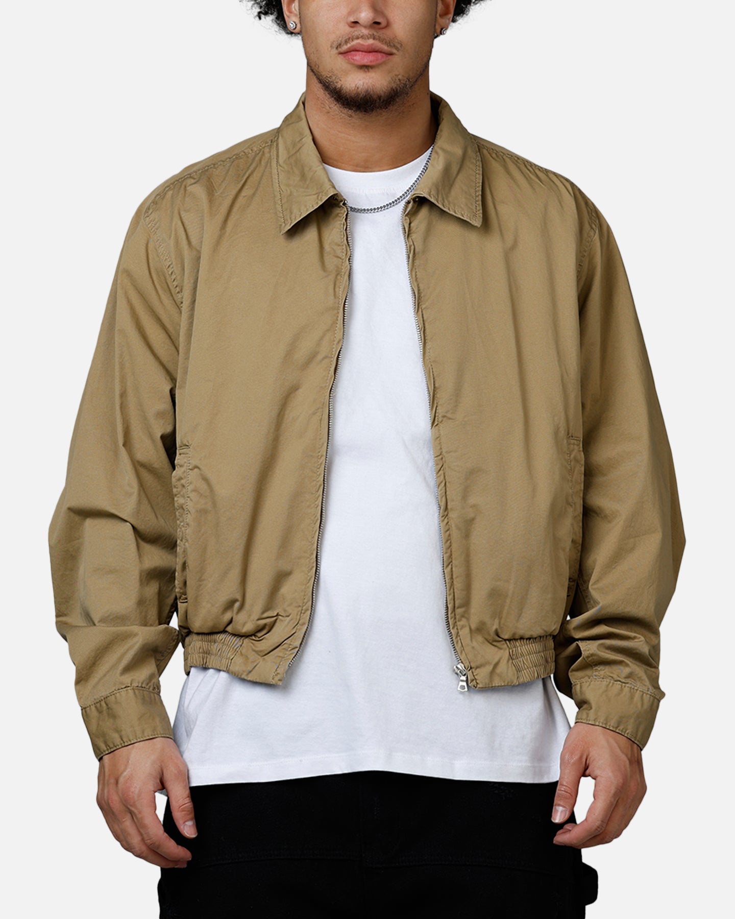 エムン　1116 MNML Grandpa's Bomber Jacket Tan | Culture Kings US
