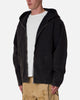 MNML Seamed Zip Up Hoodie Washed Black