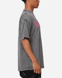 The Anti Order GHXST Mock Neck T-Shirt Washed Charcoal