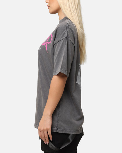 The Anti Order GHXST Mock Neck T-Shirt Washed Charcoal