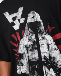 The Anti Order Legion Mock Neck T-Shirt Black