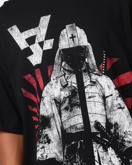 The Anti Order Legion Mock Neck T-Shirt Black