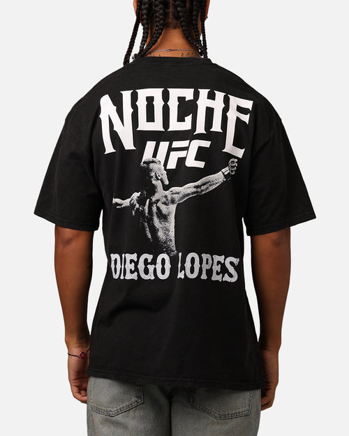 UFC By Culture Kings Diego Lopes Noche T-Shirt Black Acidwash