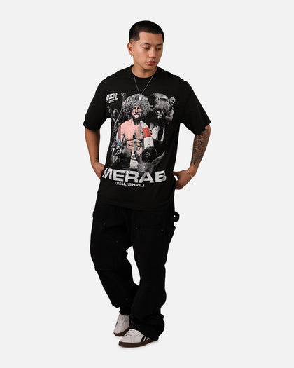 UFC By Culture Kings Merab Dvalishvili Noche T-Shirt Black Acidwash